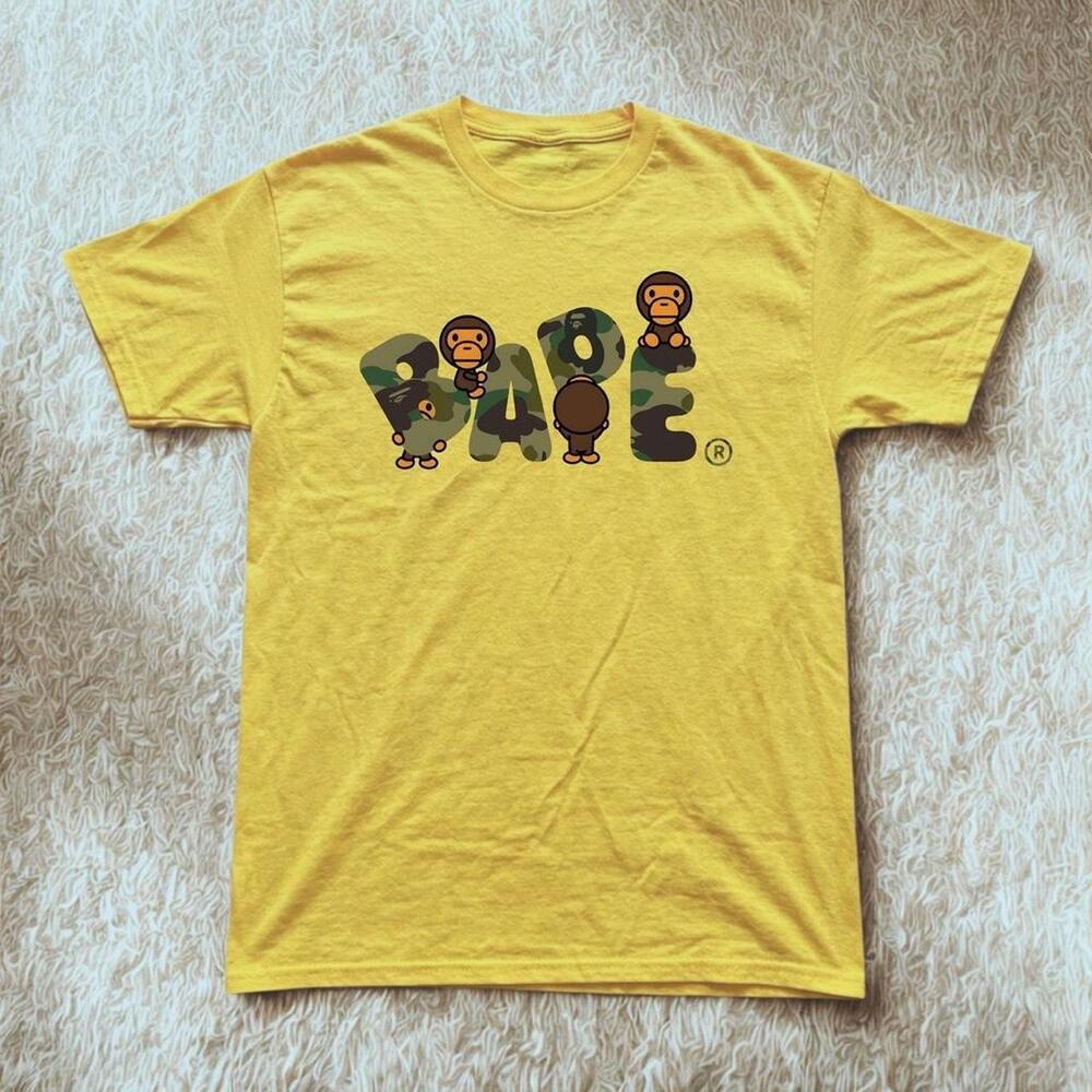 Yellow Bape T Shirt